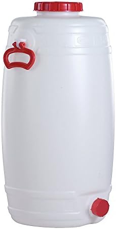 Round drum, capacity 125 l, 10+ items.