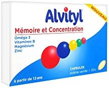Alvityl Memory And Concentration 30 Capsules