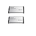 Produktbild perfk 2 pcs 500 GB Externe Festplatte (Silber), USB 3.0, 2,5-Zoll, Ultradünn & Tragbar Design, Hoch Datenübertragungsrate