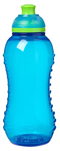 Sistema Trinkflasche, 330 ml, 3 Flaschen, Blau, Rosa, Lila - 2