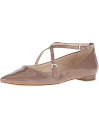 Nine West Women'S Anastagia Synthetic Pointed Toe Flat, Natural, 41.5 B(M) EU/8.5 B(M) UK