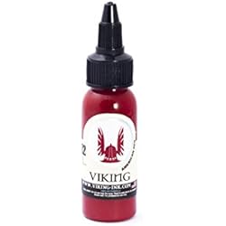 Tinta para tatuaje. Viking-Ink American Red 1oz (30ml.)