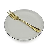 Newadel Korean Rainbow Kuchen Obst Gabel Abendessen Salat Gabel Geschirr Edelstahl Schwarz Gold Dessert Gabel Server Geschirr Set 1 Stück Gold