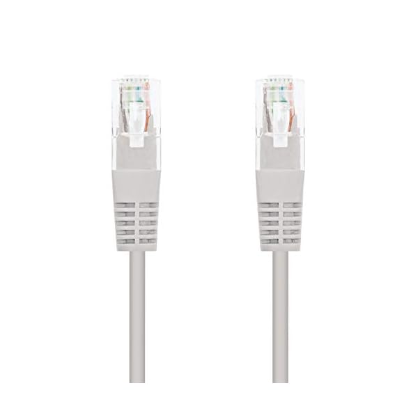 NanoCable 10.20.0401 - Cable de red Ethernet RJ45 Cat.6 UTP AWG24, 100% cobre, Gris, latiguillo de 1mts - Image 3
