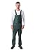 Price comparison product image Road Master Bib and Brace Dungaree Overalls Painters Suit for Decorators Builders, White, Black, Blue, Red and Navy Colours (XXX-Large, Forest Green)