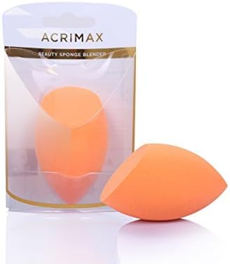 ACRIMAX Premium Beauty Sponge– Soft & Brilliant Pro Makeup Tool For Maximum Coverage, Flawless & Precise Powder, Cream Or Liquid Application, Ideal For Dry Or Wet Use, 100% Safe & Non-toxic (1PC)
