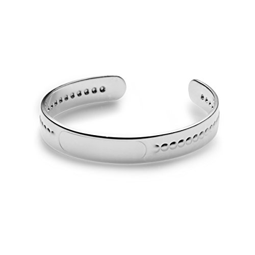 Empire Sterling Engraveable Beaded Bracelet by Lifetime Brands