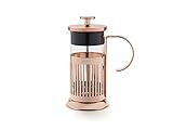Modernes Design Leopold Vienna LV01529 Kaffeebereiter French Press Kupfer 350ml, Stahl, Kupferfarben