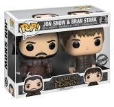 Funko 21497 Game of Thrones Pop Vinyl Figure Jon Snow and Bran Stark 2 Pack Limited Edition