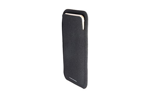 Tucano Liscio Pouch Custodia Universale per Smartphone, Taglia L, Nero