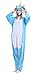 Produktbild Lovelybride Erwachsene Einhorn Pyjama Tierkost¨¹m Cosplay Onesie Kigurumi Halloween Geschenk Blue Pegasus M