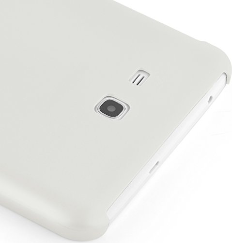 JAMMYLIZARD | Hybrid Hülle für [ Samsung Galaxy Tab 3 LITE 7.0 / Tab 3 V ] Hard Back Cover, WEIß - 4