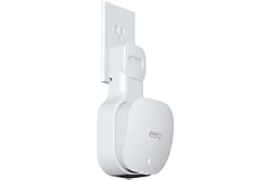Aokicase Supporto da parete per Eero Mesh Home WiFi, semplice e robusto, per sistema Eero Tri-Band Mesh Wi-Fi 6, senza cavi disordinati (Eero Mesh,bianco, 1PSC)