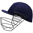 GRS Cricket Helmet for Men, Boys, Girls,Unisex (Adjustable Steel Grill | Color: Navy Blue | Light Weight (Youth)