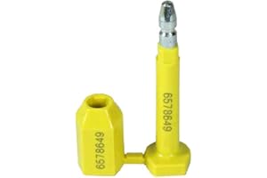 ZWY Home Bolt Seal for Cargo Containers and Truck Trailers, Yellow (50 Pack)