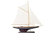 Estado: Nuevo Yate velero modelo de madera del barco de la nave del barco de vela de la nave