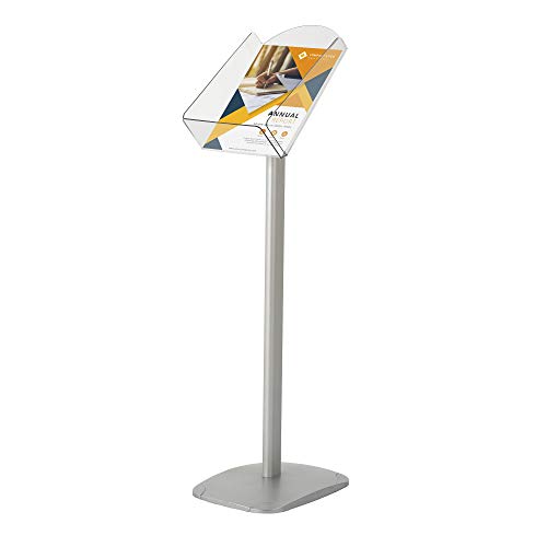 DISPLAY SALES - Soporte para folletos (DIN A4, formato vertical, acrílico transparente)