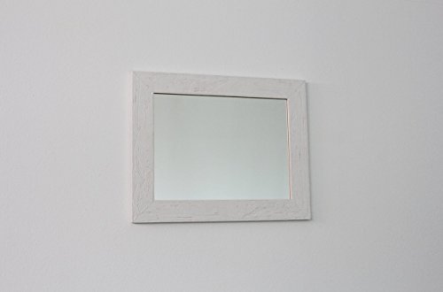 Spiegel Wandspiegel Badspiegel – Capri Weiß 5,8 – handgefertigt – 200 Größen zur Auswahl – Modern, Vintage, Shabby – 50 x 60 cm AM - 2