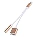 Price comparison product image Uzinb 2in1 3.5mm Accessories Audio Headphone Adapter Adapter Charge Lightning Lightning Adapter Headset For IPhone 7/7Plus Iphone 8/8Plus