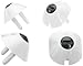 Lindam Dual Guard Socket Covers 4 pack (EU)