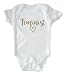 RPS White Slogan Baby Vest: Feminist