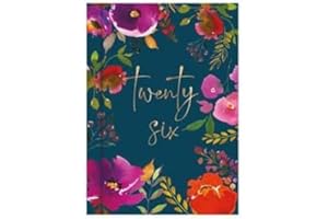 Orbitron 2026 Diary Pocket Size Week to View Diaries Full Year Journal Calendar Planner (Green Flowers)