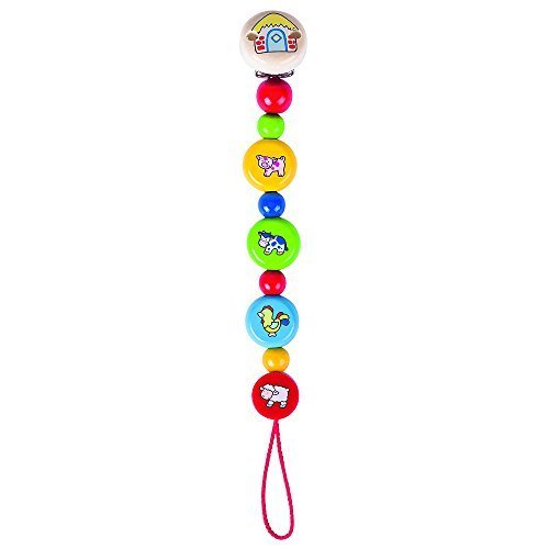 Heimess Dummy Chain (Farm Animals) by BabyCentre
