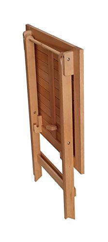 Gartentisch Buche Beistelltisch Klapptisch Campingtisch Balkontisch GM4 46×46 HB - 2