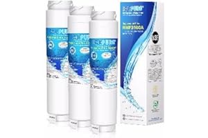 ICEPURE Filtr wody do lodówki,Kompatybilny z Bosch Ultra Clarity 644845, Siemens Neff Miele 740560 00740560 9000194412 REPLFLTR10; Haier 0060820860 0060218743, 3 sztuki