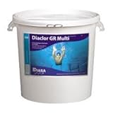 Tratamiento inicial: añadir 15 grs. de DIACLOR GR60 por cada m³ de agua.