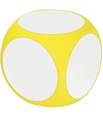 Jeu De Dés Blancs Effaçables FYDUN Pour Enfants - Aides Pédagogiques Pour L'orthographe Et Les