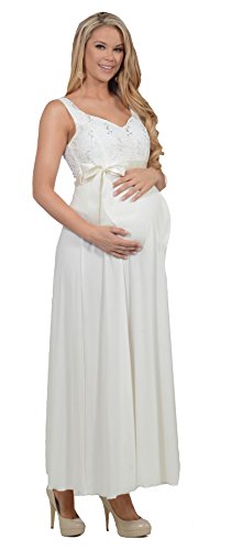 Women's V Neck Sleeveless Sequin Evening Formal Maternity Full Length Dress