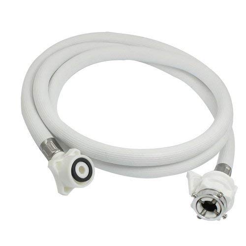 Water Flow Washing Machine Inlet Hose Pipe with Tap Adaptor for Fully Automatic, 1.5 Meter