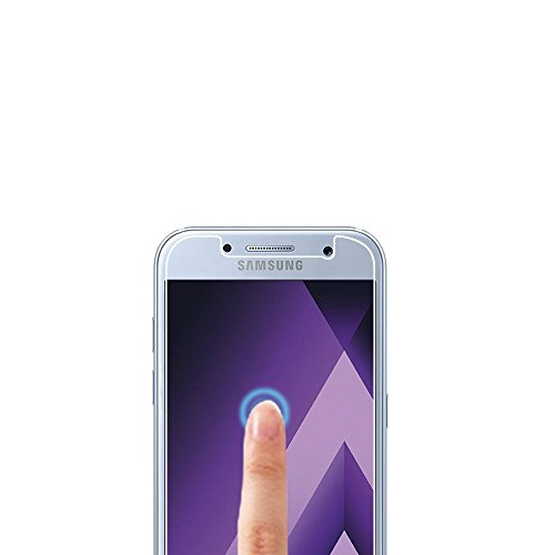 Samsung Galaxy A3 2017 Panzerglas, Auideas 2 Stück Ultra-klar Schutzfolie für Schutzfolie,Glasfolie Hartglas 9H Panzerglas (0,25)mm Panzerglasfolie für - 4