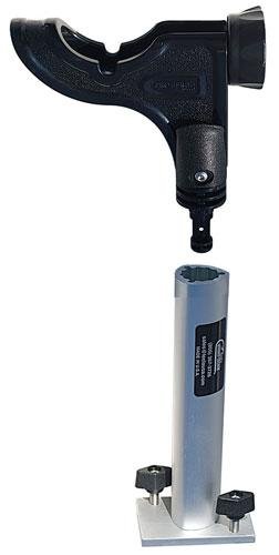 Pro-Series Cradle Rod Holder with Riser, Satin