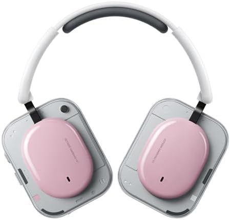 Nothing Headphone (a) Cuffie Wireless Over Ear con Cancellazione Attiva del Rumore, fino a 135h Autonomia, Hi-Res, Spatial Audio, Controlli Tattili – Rosa