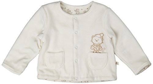 Kanz Unisex Baby Wendejacke 1/1 Arm 0003527 Crew Neck Long Sleeve Jacket, Off-White (snow White White 1050), 0-3 Months (Manufacturer size: 62)
