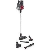 Hoover FD22RP Freedom 2IN1 Scopa Elettrica Senza Fili, Grigio e Rosso
