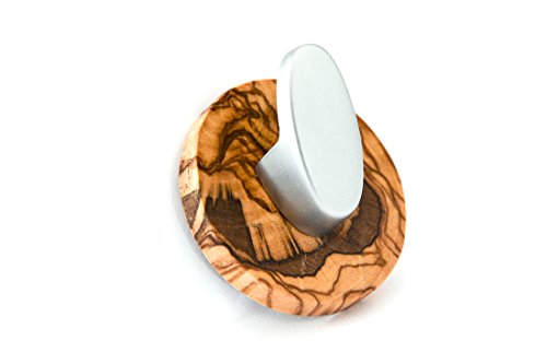 D.O.M. Handtuchhalter THOMAS aus Olivenholz und Edelstahl