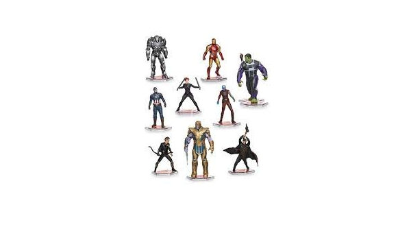 disney store avengers endgame deluxe figurine playset