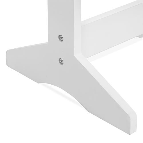 Homelux Schmuckschrank Spiegelschrank Standspiegel Schmuckkasten (B x H x T): 34 x 146,5 x 30 cm Weiß - 9