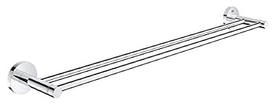 GROHE Essentials 40802001 Double Barre Porte-Serviettes, Chrome