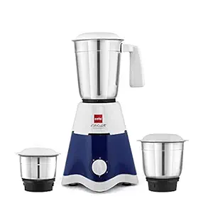 Cello Lifestyle 500-Watt Mixer Grinder with 3 Jars (Blue/White)