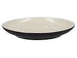  La Cafetière Barcelona - Plato para Tazas de café (cerámica), diseño Moderno, cerámica, Negro, 12 x 12 x 1.5 cm