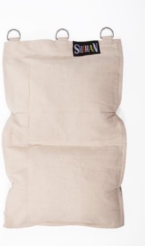 MAKIWARA - Canvas Wall Mounted Bag 2 Section - White