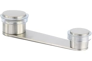 EVI HERRAJES EVI Sprzęt I-164-TAD drzwi obrotowy korek ustalający. Spoiwo. Guma przejrzyste.