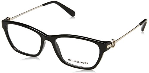 Preisvergleich Produktbild Michael Kors Unisex-Erwachsene Brillengestelle MK8005, Schwarz / Transparent, 5