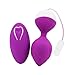 Produktbild YI HAI Drahtlose Fernbedienung wiederaufladbarer Silikon-Massagestab für Frauen (Farbe : Purple)