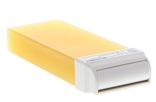 Kosmetex Honig Wachspatrone Breit, Enthaarungswachs, Warmwachs, heiss wachs, Körperpflege Haarentfernung, 100ml, 6 Stück - 2