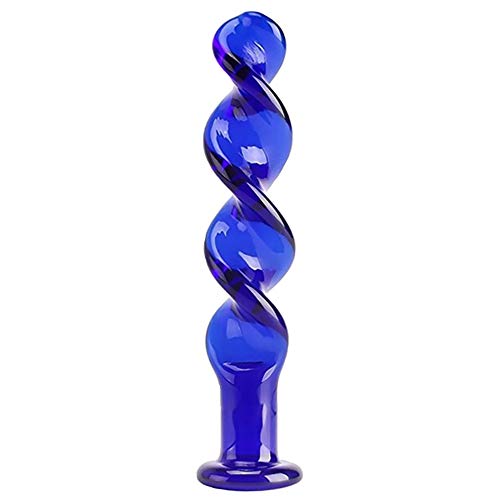 Glass Dildo for G-Point Vagina Stimulation Cristal Anal Plug Realistic Penis Erotic Sex Toys Adult Game Anal Dildo Waterproof,17cm